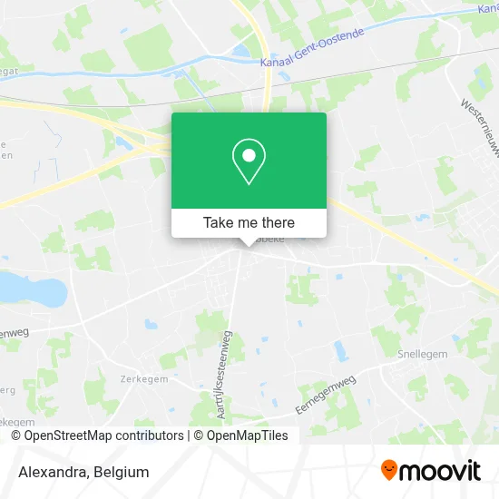 Alexandra map