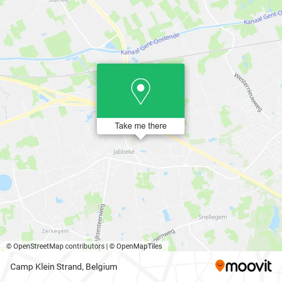 Camp Klein Strand map