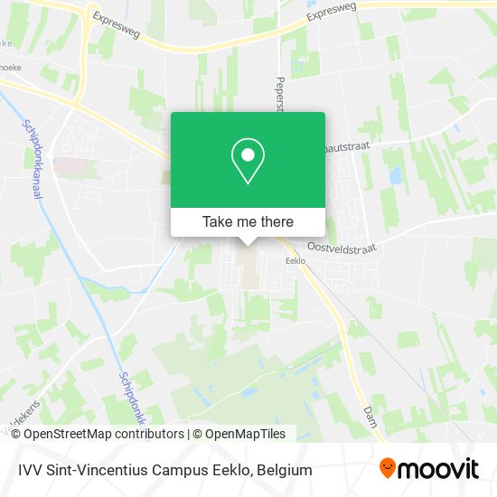 IVV Sint-Vincentius Campus Eeklo map