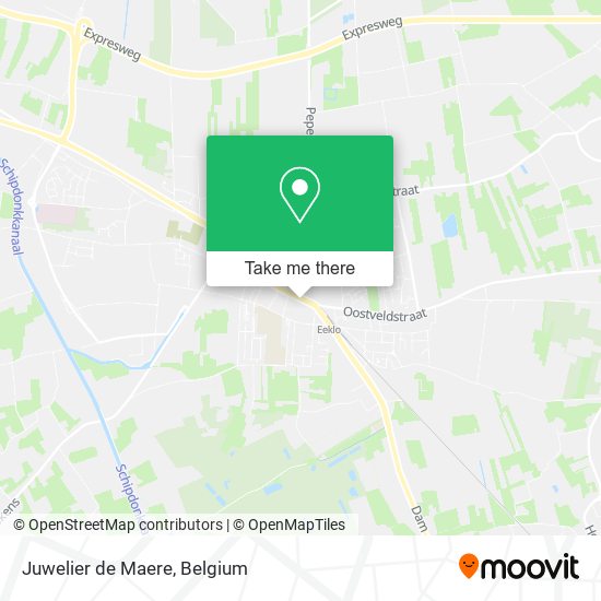 Juwelier de Maere map