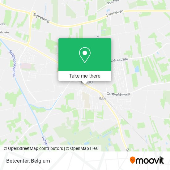 Betcenter map