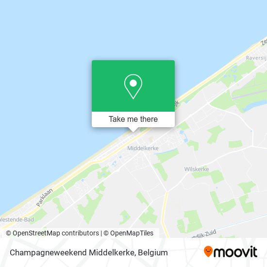 Champagneweekend Middelkerke map