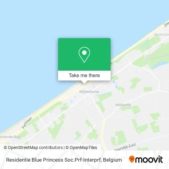 Residentie Blue Princess Soc.Prf-Interprf map