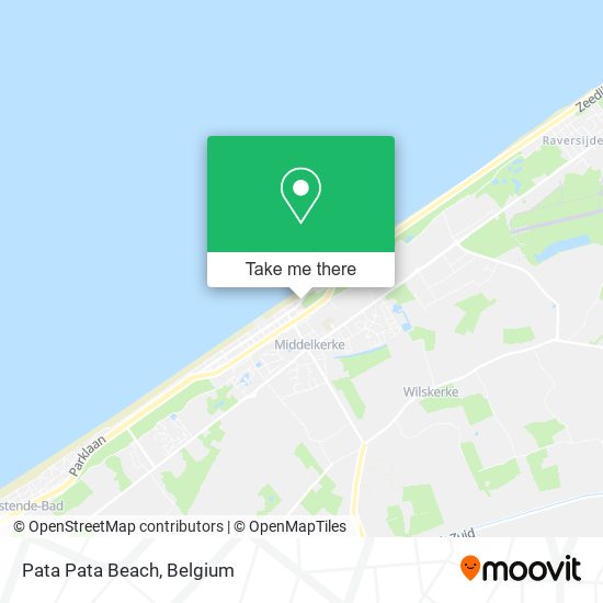 Pata Pata Beach map