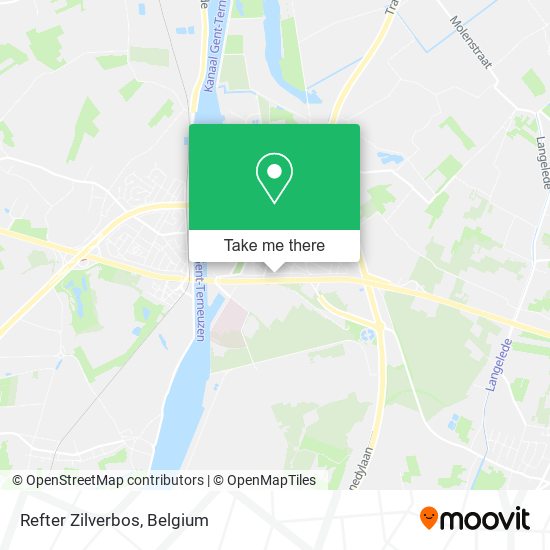 Refter Zilverbos map
