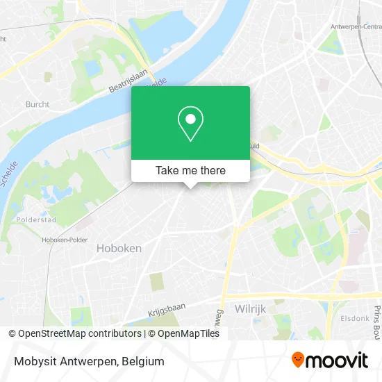 Mobysit Antwerpen map