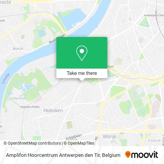 Amplifon Hoorcentrum Antwerpen den Tir plan