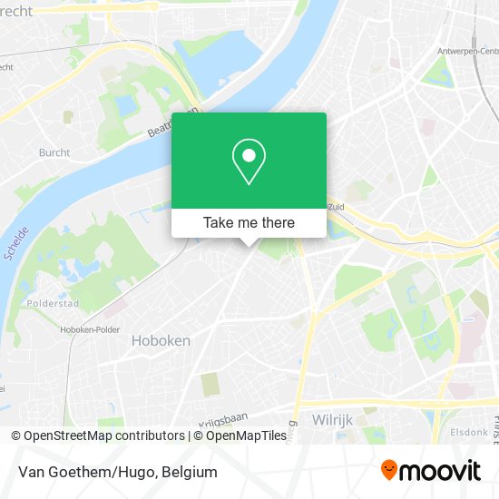 Van Goethem/Hugo map
