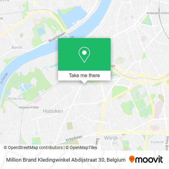 Million Brand Kledingwinkel Abdijstraat 30 map
