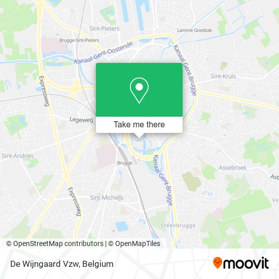 De Wijngaard Vzw map