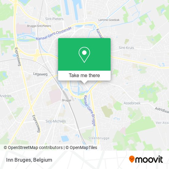 Inn Bruges map