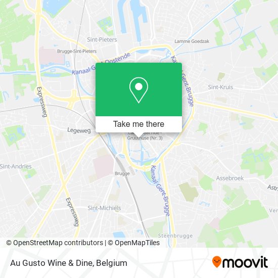 Au Gusto Wine & Dine map