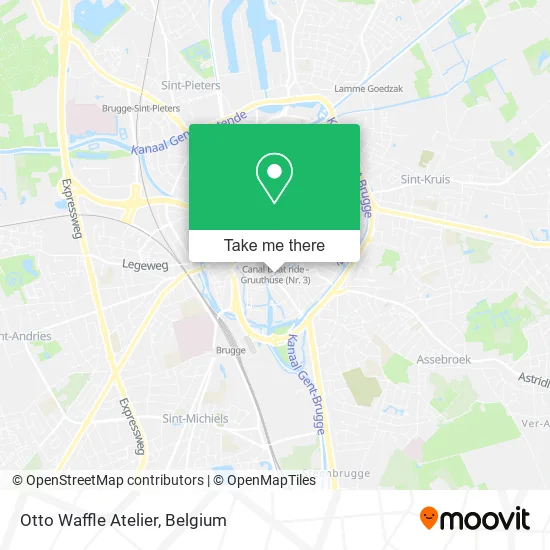 Otto Waffle Atelier map