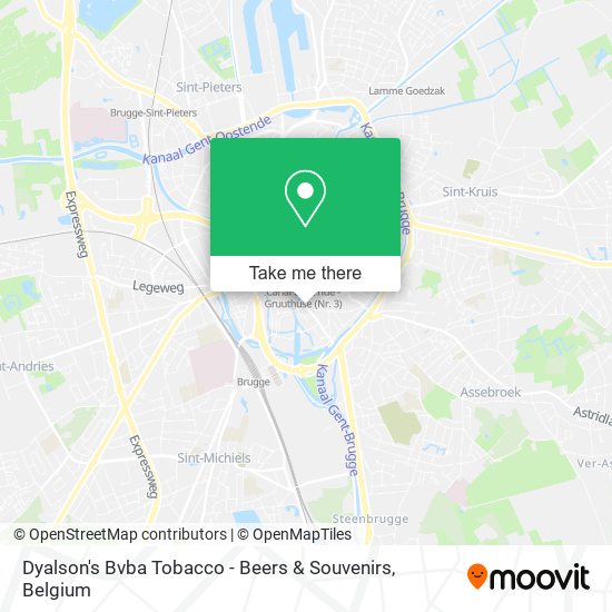 Dyalson's Bvba Tobacco - Beers & Souvenirs map