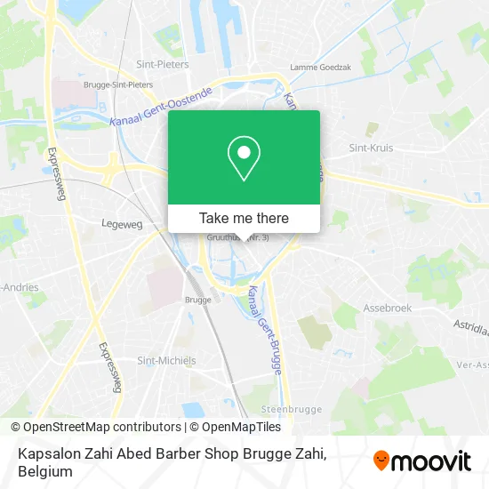 Kapsalon Zahi Abed Barber Shop Brugge Zahi map