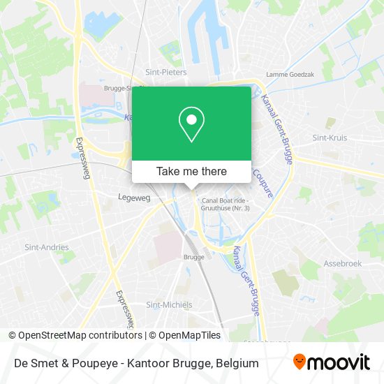 De Smet & Poupeye - Kantoor Brugge map