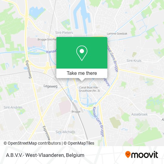 A.B.V.V.- West-Vlaanderen map