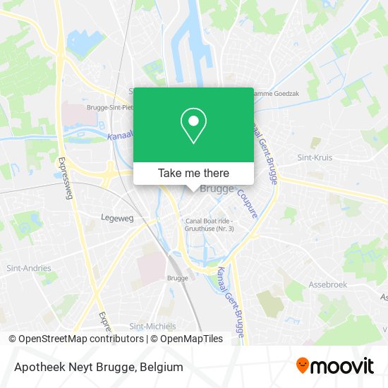 Apotheek Neyt Brugge plan