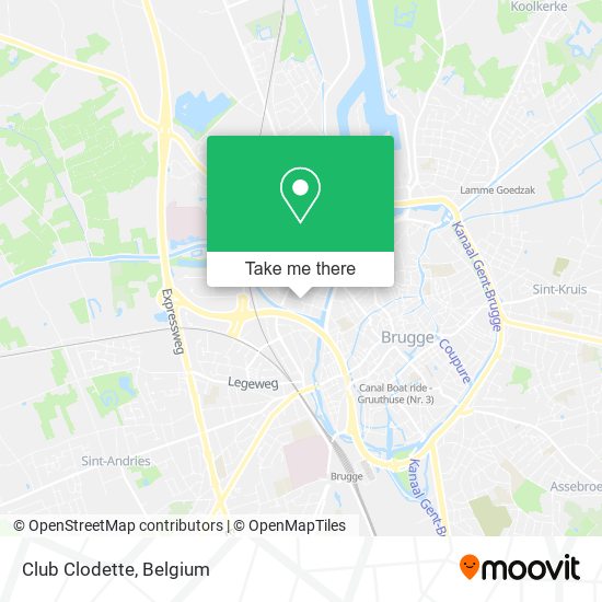 Club Clodette map