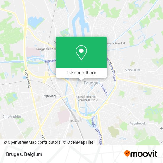 Bruges map