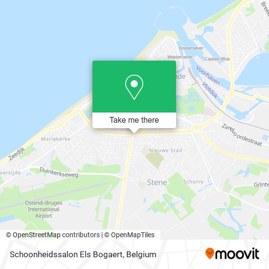 Schoonheidssalon Els Bogaert plan