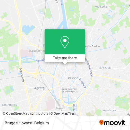 Brugge Howest map