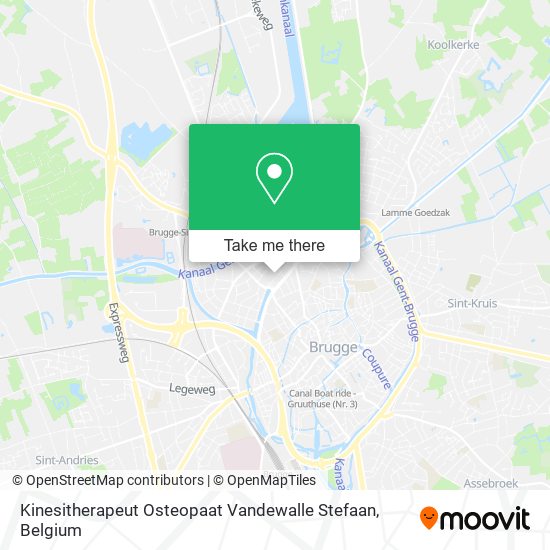 Kinesitherapeut Osteopaat Vandewalle Stefaan map