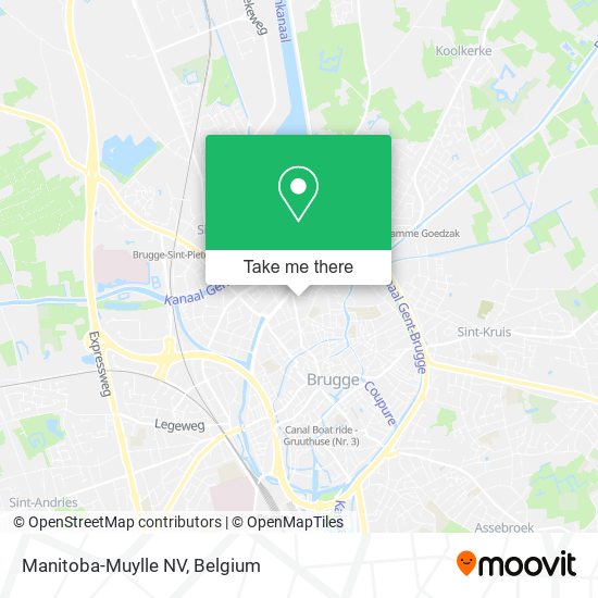 Manitoba-Muylle NV map