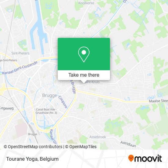 Tourane Yoga map