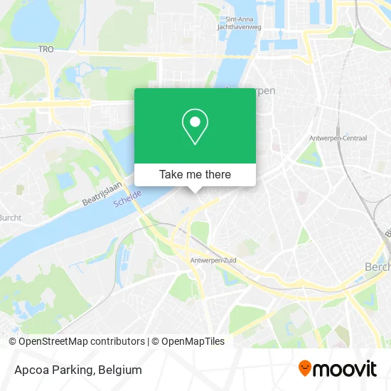 Apcoa Parking map