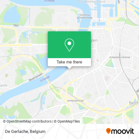 De Gerlache map