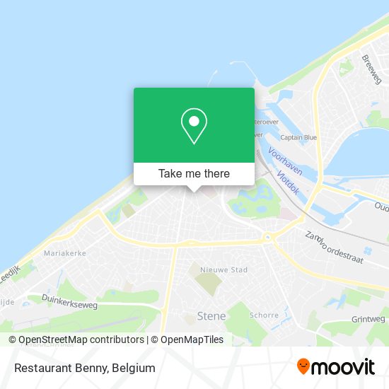 Restaurant Benny map