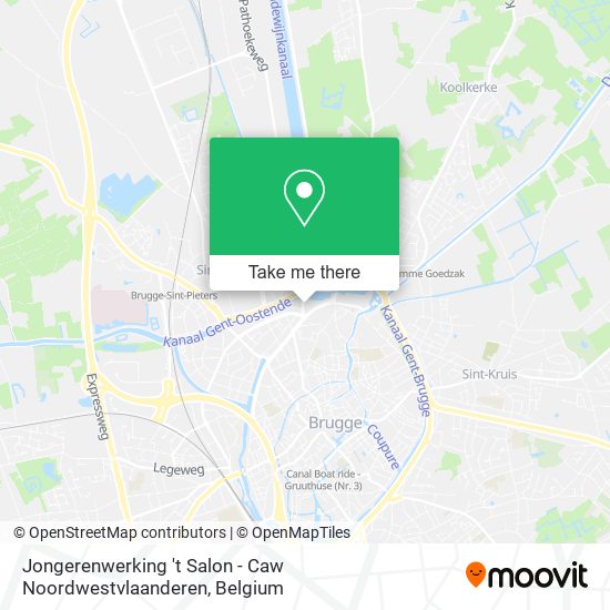 Jongerenwerking 't Salon - Caw Noordwestvlaanderen map