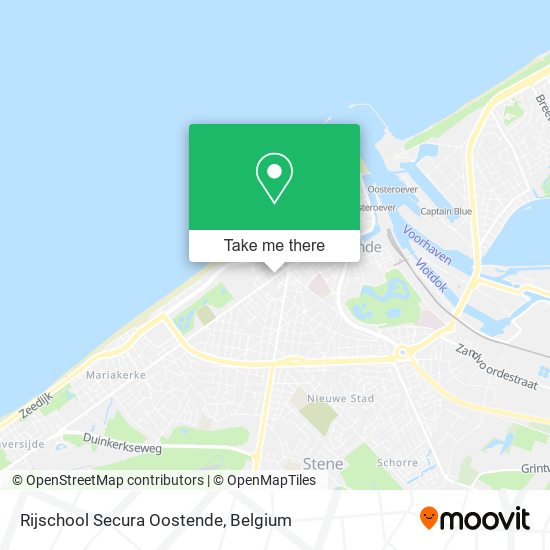 Rijschool Secura Oostende map