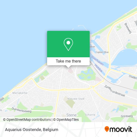 Aquarius Oostende map