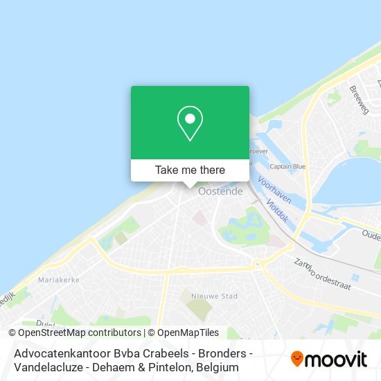 Advocatenkantoor Bvba Crabeels - Bronders - Vandelacluze - Dehaem & Pintelon plan