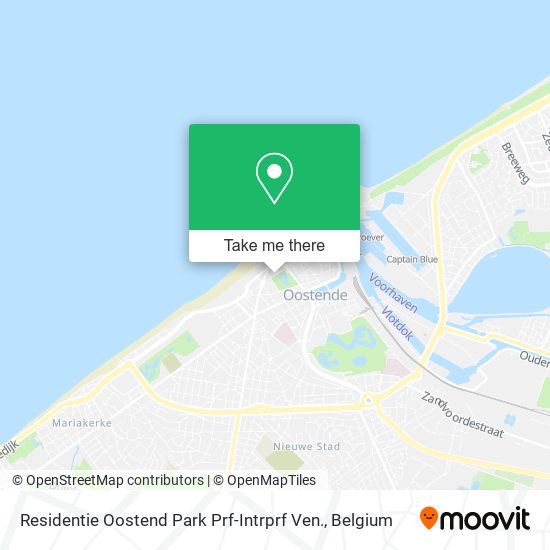Residentie Oostend Park Prf-Intrprf Ven. map