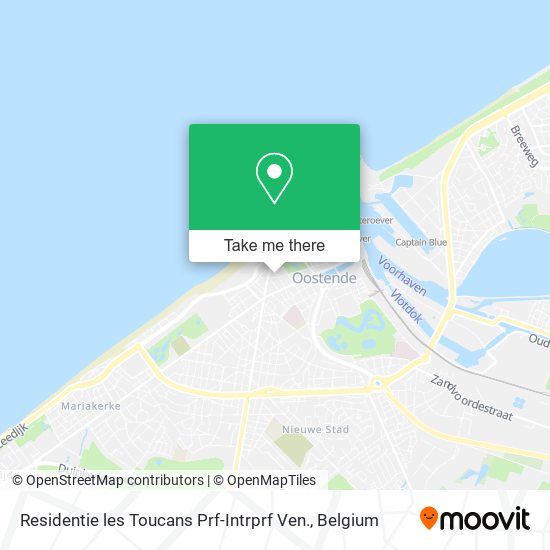 Residentie les Toucans Prf-Intrprf Ven. map