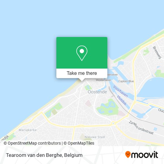 Tearoom van den Berghe map