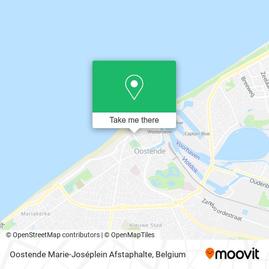 Oostende Marie-Joséplein Afstaphalte plan