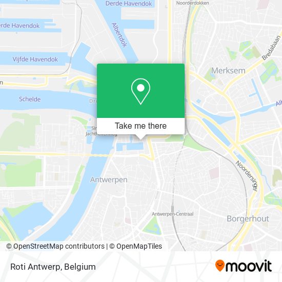 Roti Antwerp map