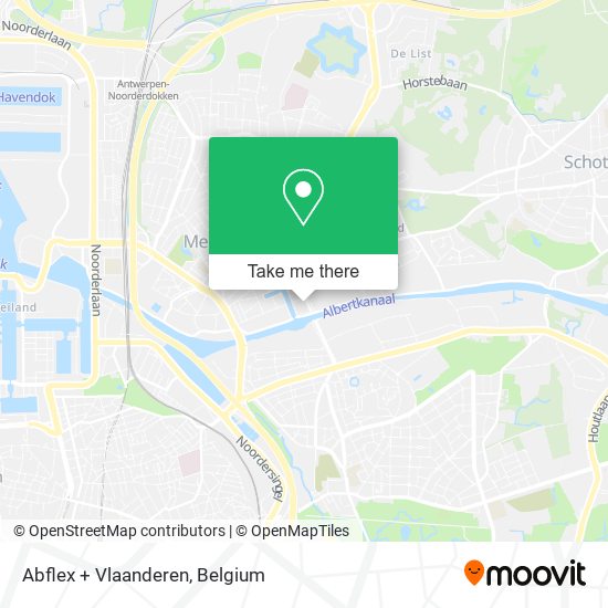 Abflex + Vlaanderen map