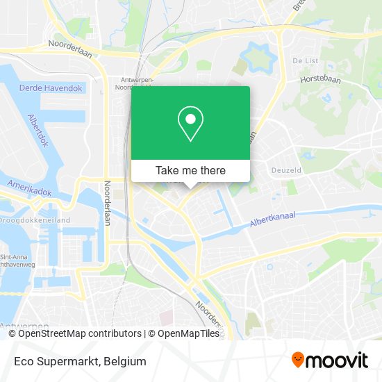 Eco Supermarkt map