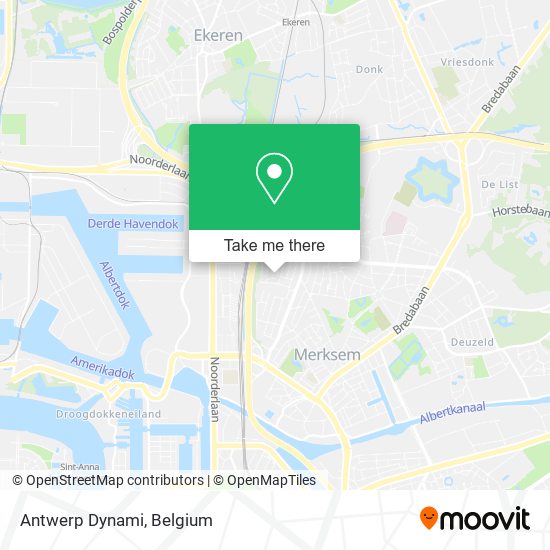Antwerp Dynami map
