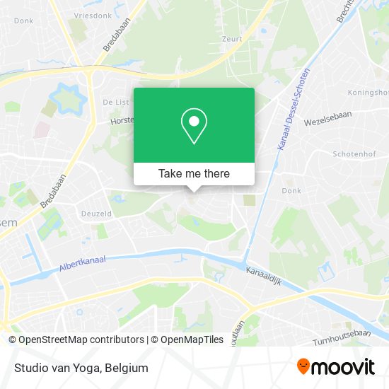Studio van Yoga map