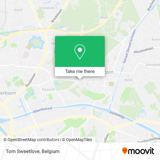 Tom Sweetlove map