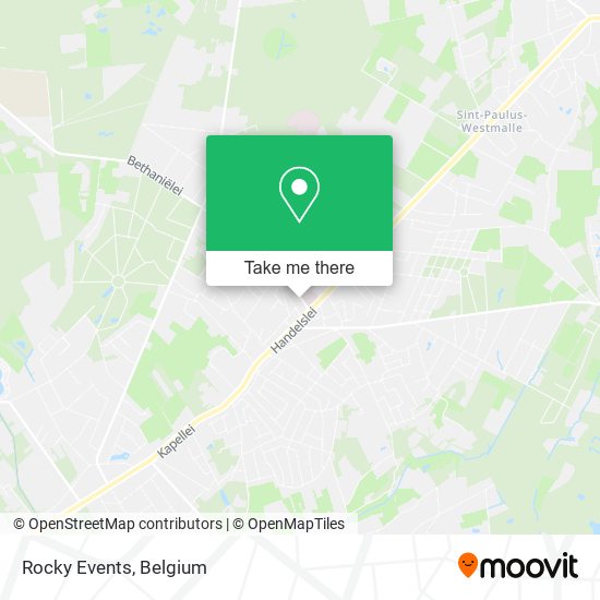 Rocky Events map