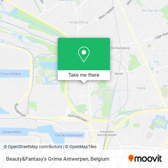 Beauty&Fantasy's Grime Antwerpen map