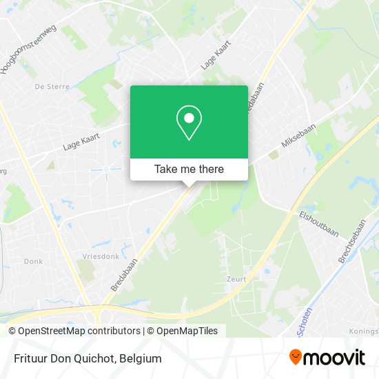 Frituur Don Quichot map