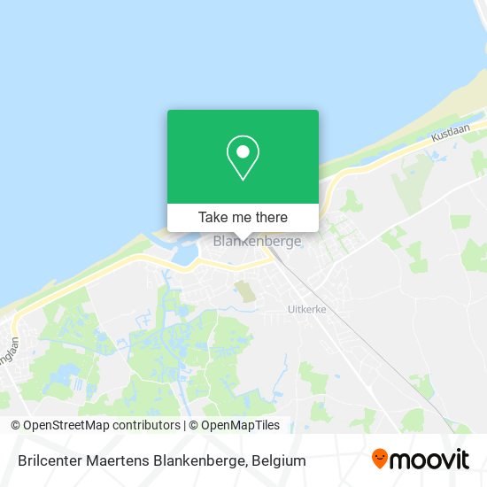 Brilcenter Maertens Blankenberge map